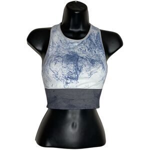 Lululemon Sports Bra Womens 4 Ebb To Train Stretch High Neck Workout Yoga Gym